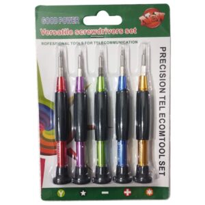 ست پیچ گوشتی موبایلی ۵ عددی GOOD POWER